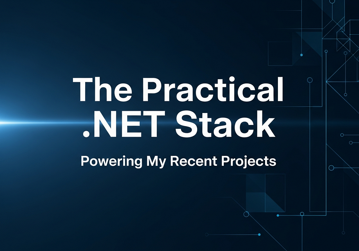The Practical .NET Stack Powering My Recent Projects | by Michael ...