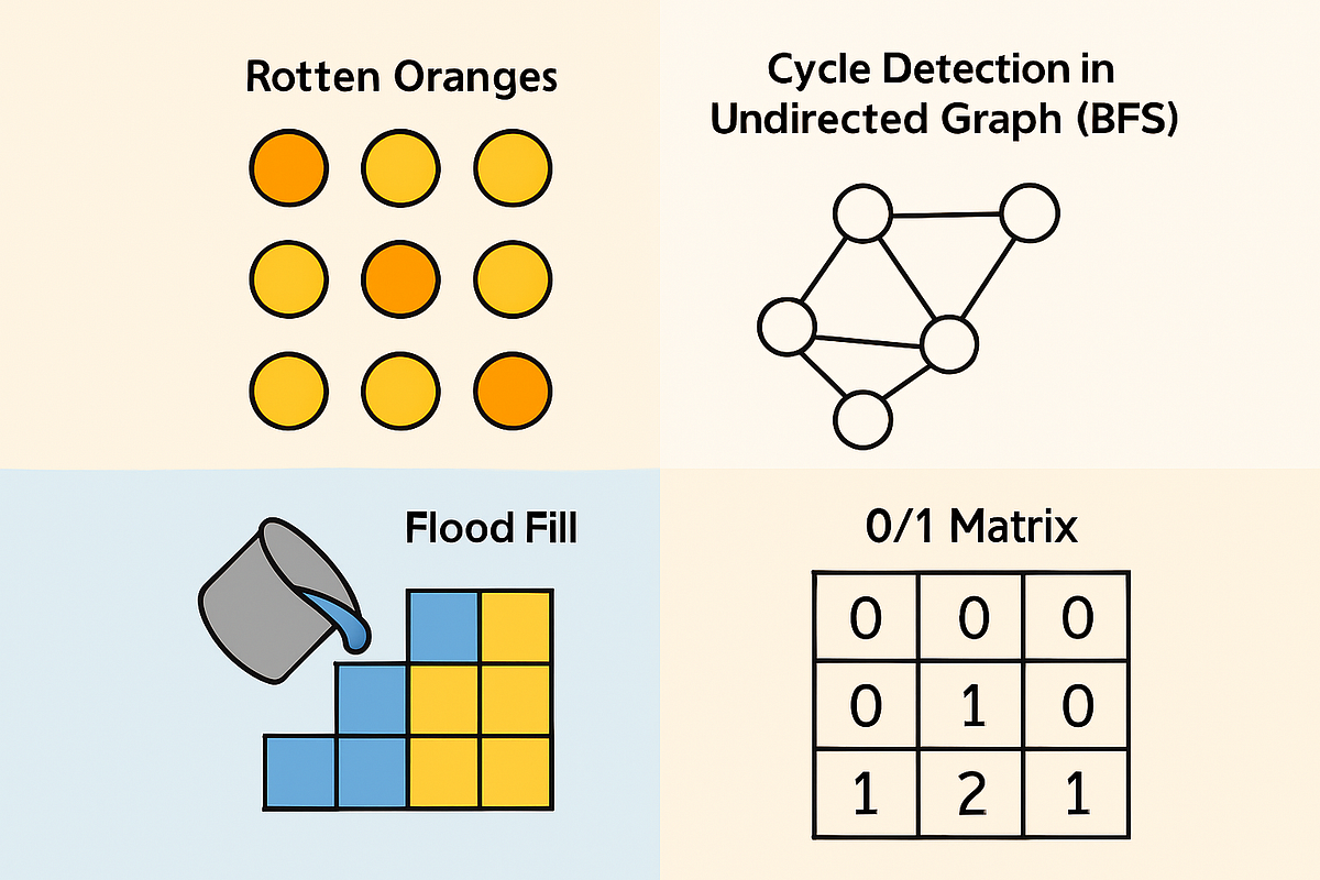 🧠 5 Graph Problems Every SDE Should Master (With BFS, DFS & Flood Fill ...