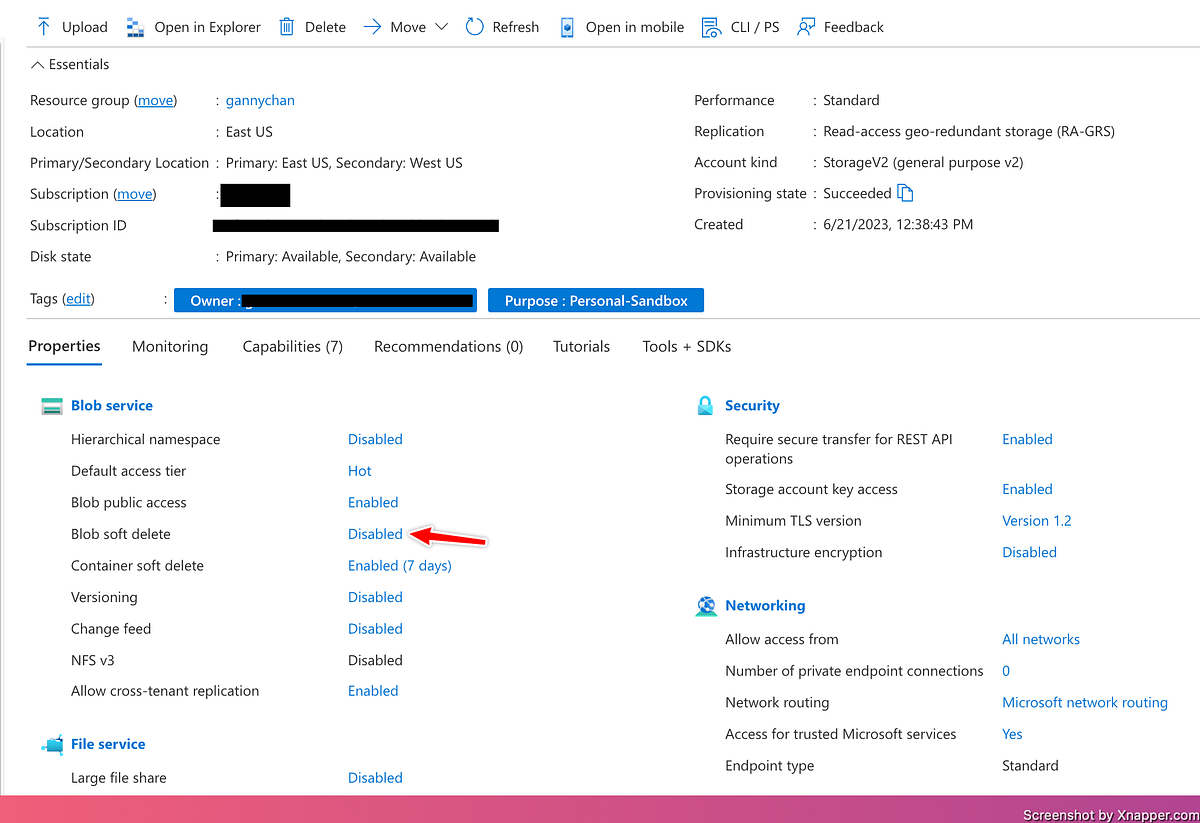 Azure Databricks Configure your Storage & Container to load and write