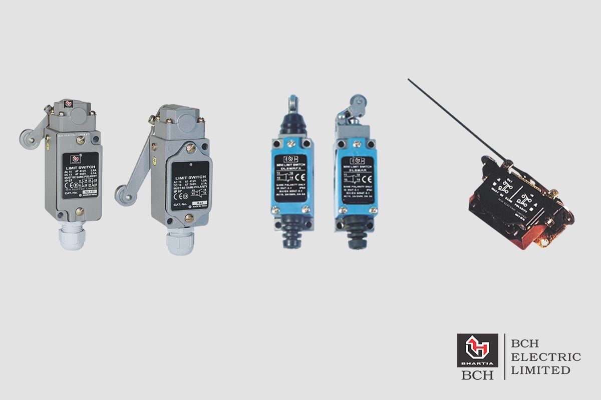Limit Switches, Their working principle, Application, and Types by