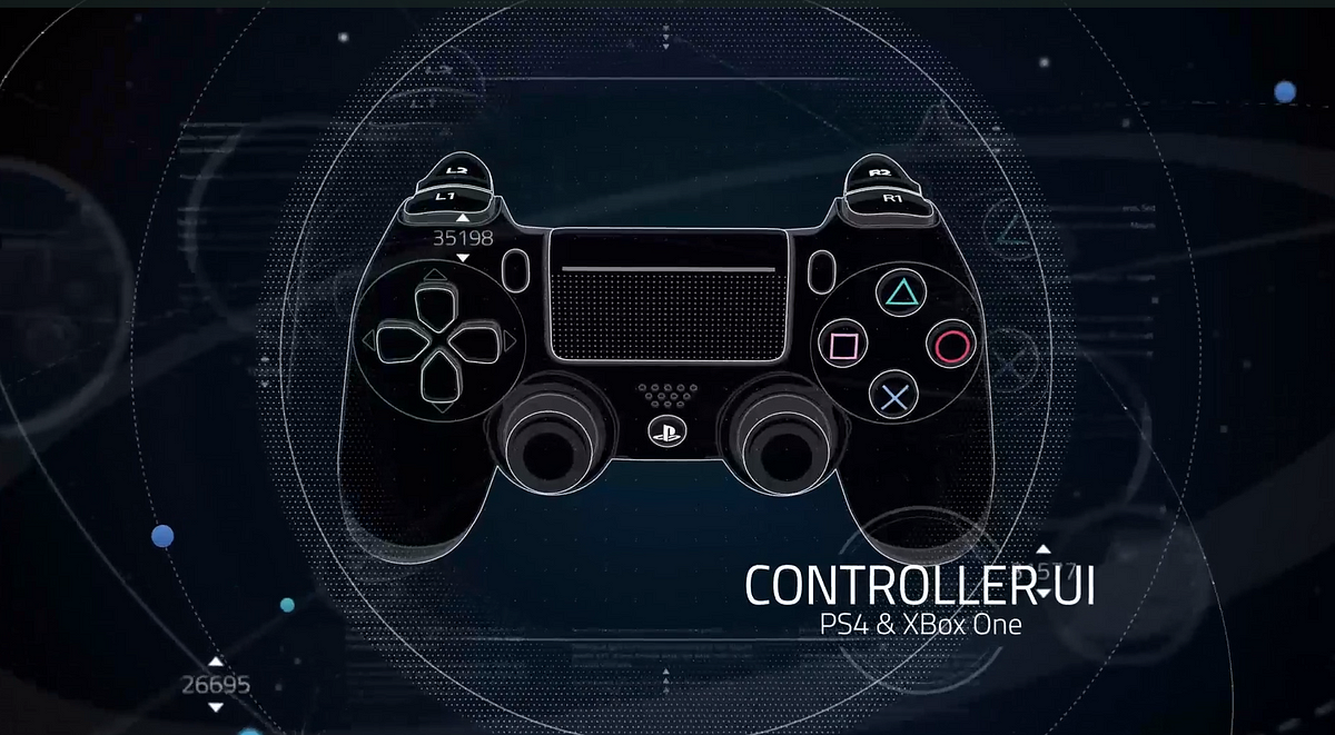 Game Controller UI Template. Finding good template and picture of… | by  GameArt Resources | Medium