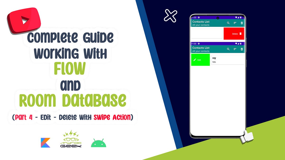 How to use Flow with Room Database (Complete Guide — Part 4) | by Rey ...