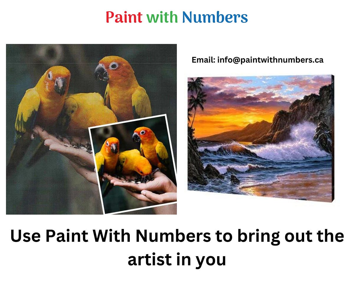 Use Paint With Numbers to bring out the artist in you Paints with