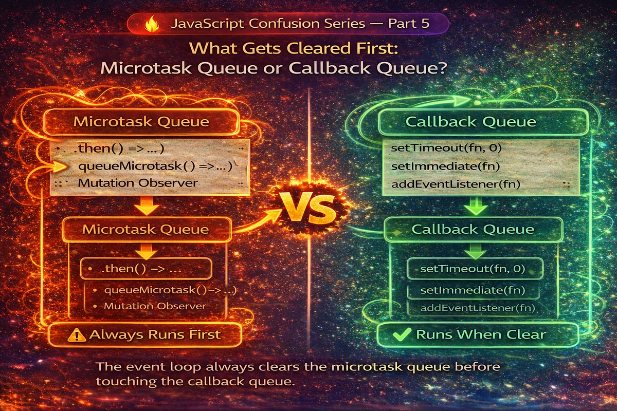 Microtask vs Callback Queue Explained Simply — JS Confusion #5 | by Md ...