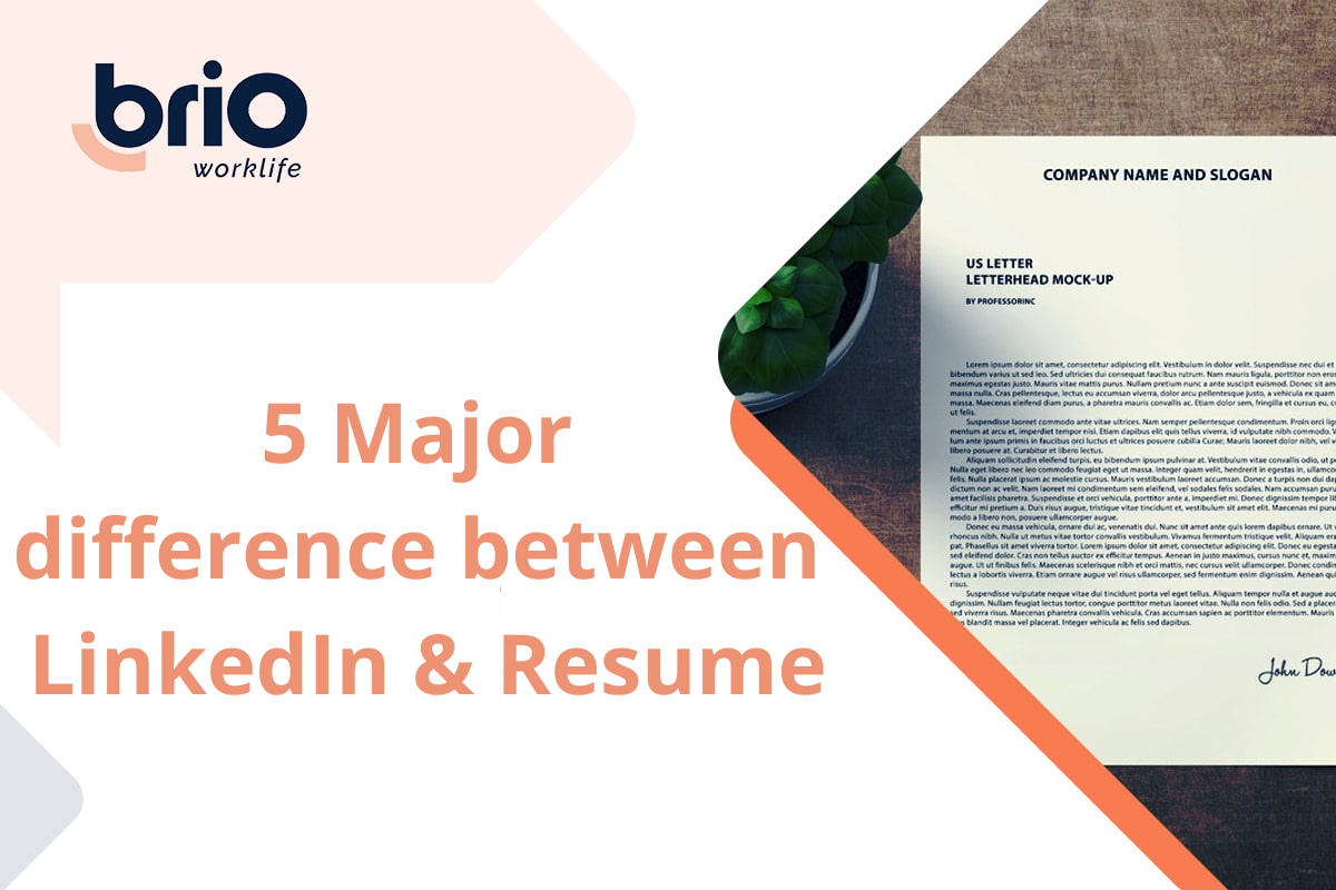 5 Major differences between LinkedIn And Resume | Medium