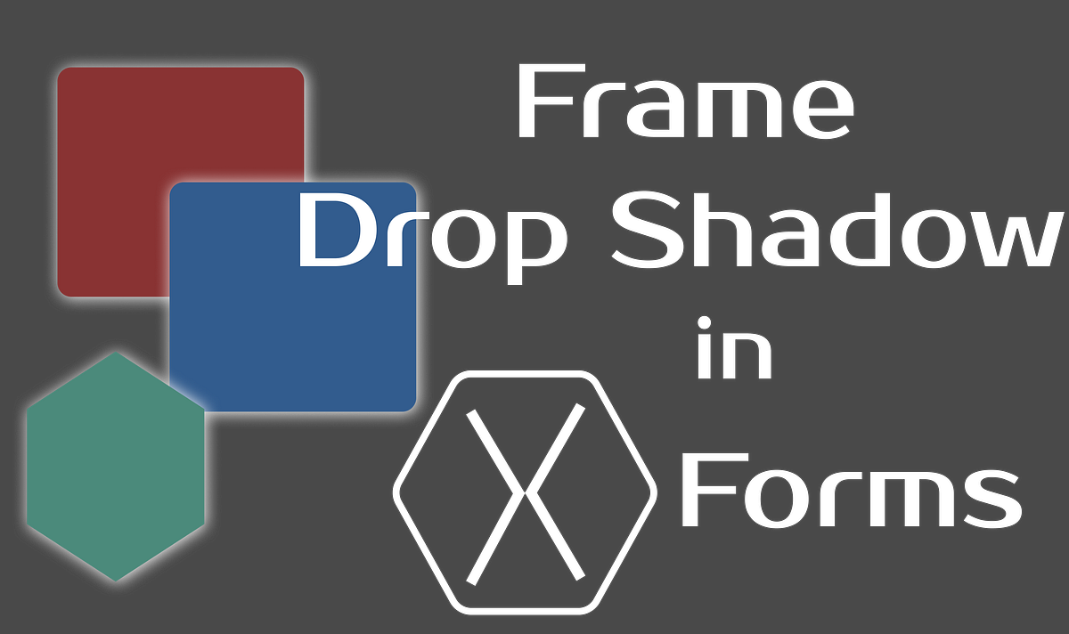 Customising Frame shadow in Xamarin Forms with Blur option using