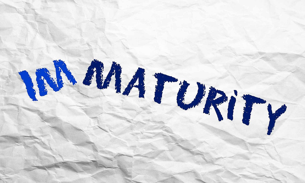 Immaturity Exposed: It’s More Than Just Childish Behavior