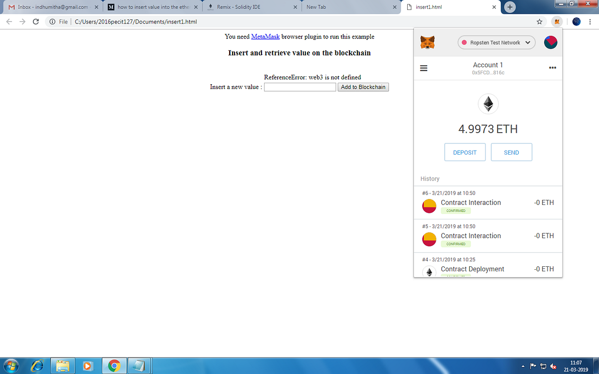 hi ,. I opened the file in browser but this… | by Indhumitha Ramesh ...