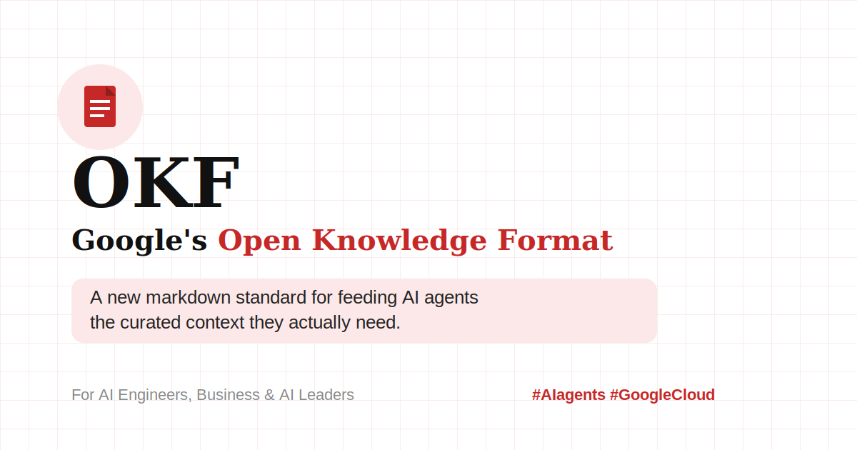 Google’s Open Knowledge Format (OKF): The Markdown Standard Every AI Engineer Should Know About