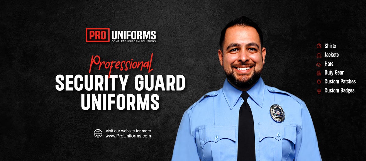 Importance of Having Security Uniform Accessories by Pro Uniforms