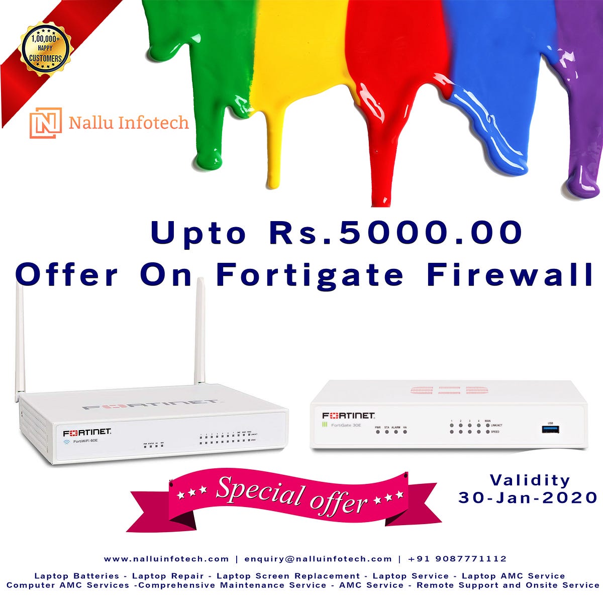 Upto Rs.5000 Offer On Fortigate Firewall | by Nallu InfoTech | Medium
