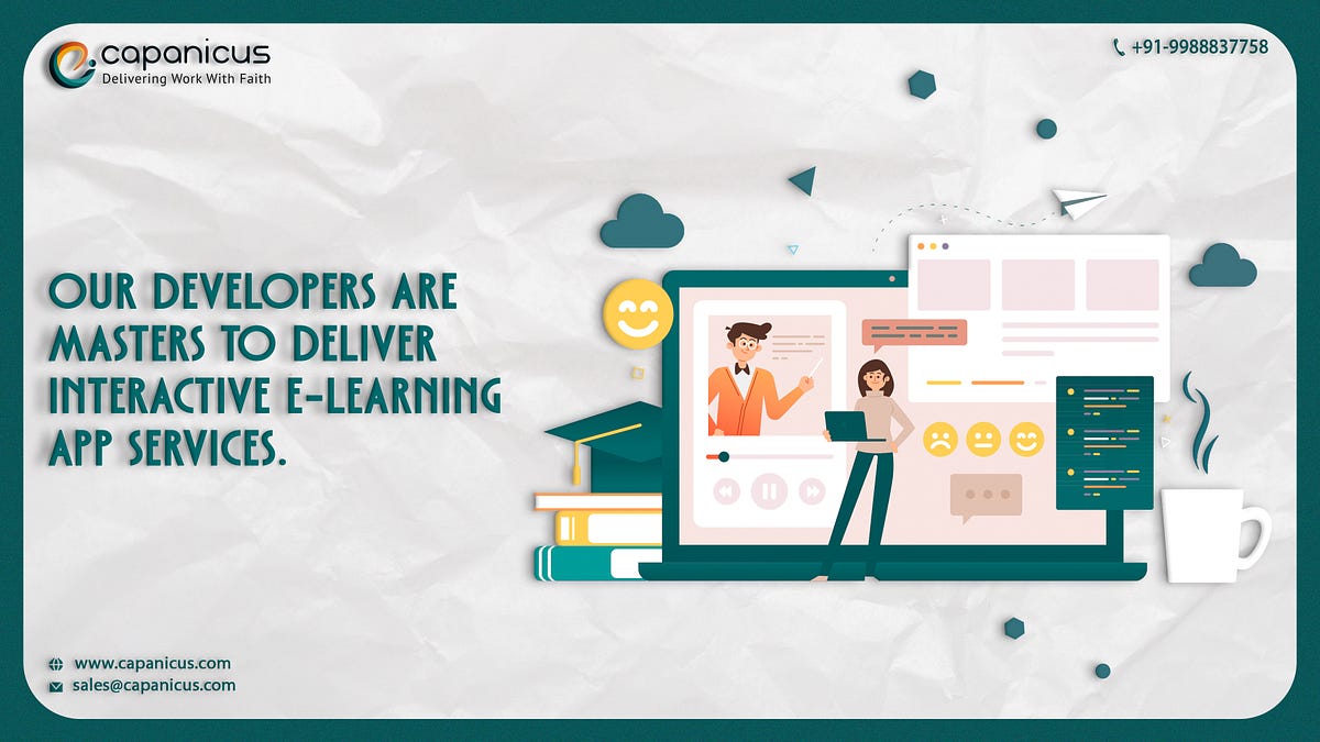 E Learning Platform Development Company By Capanicus Delivering Work With Faith Medium E Learning Platform Development Company By Capanicus Delivering Work With Faith Medium
