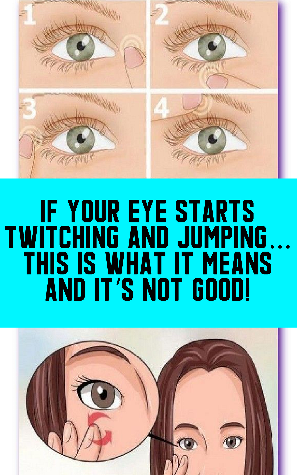 If Your Eye Starts Twitching and Jumping… This Is What It Means and It’s Not Good