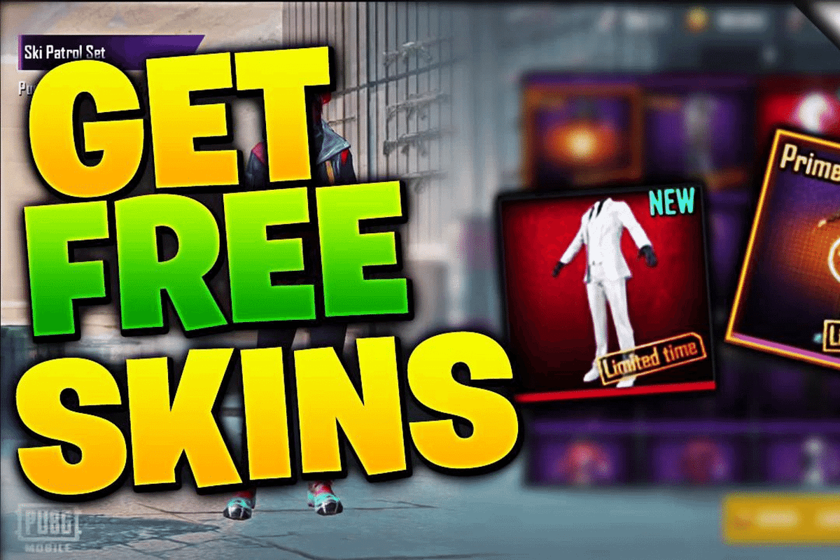 how to get free skin in pubg mobile 2023