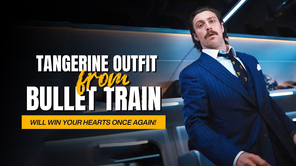 THIS TANGERINE OUTFIT FROM BULLET TRAIN WILL WIN YOUR HEARTS ONCE AGAIN