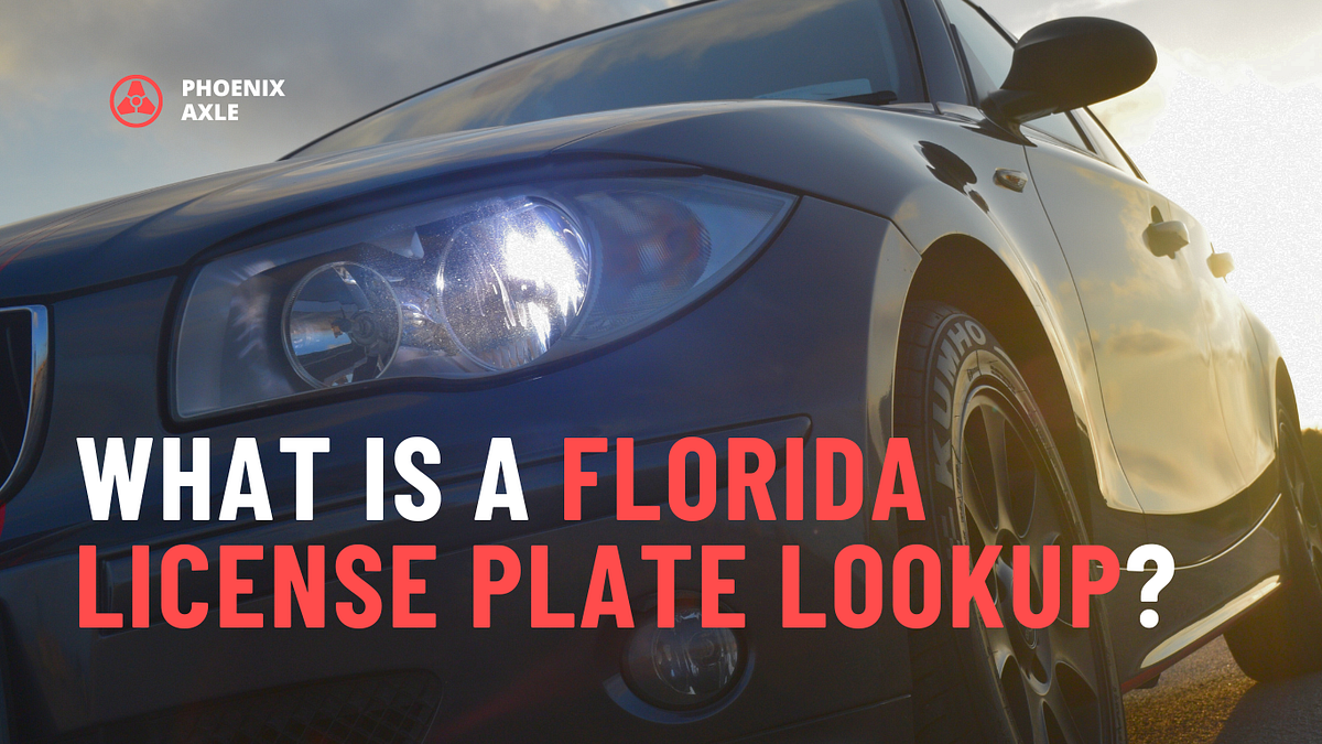 Florida License Plate Lookup A Good VIN Check Alternative by Phoenix