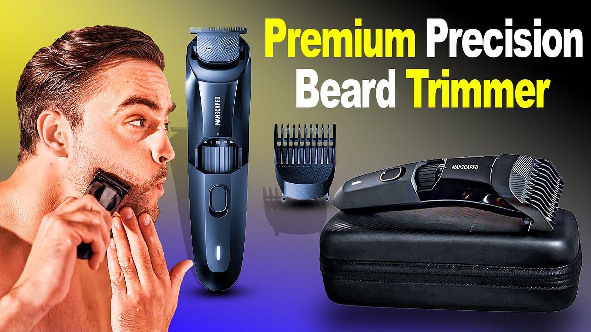 MANSCAPED® The Beard Hedger™ Premium Precision Beard Trimmer, 20 Length
