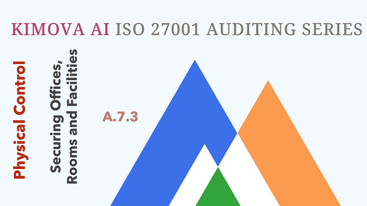 Kimova AI ISO 27001 Auditing Series Physical Control A.7.3 Securing
