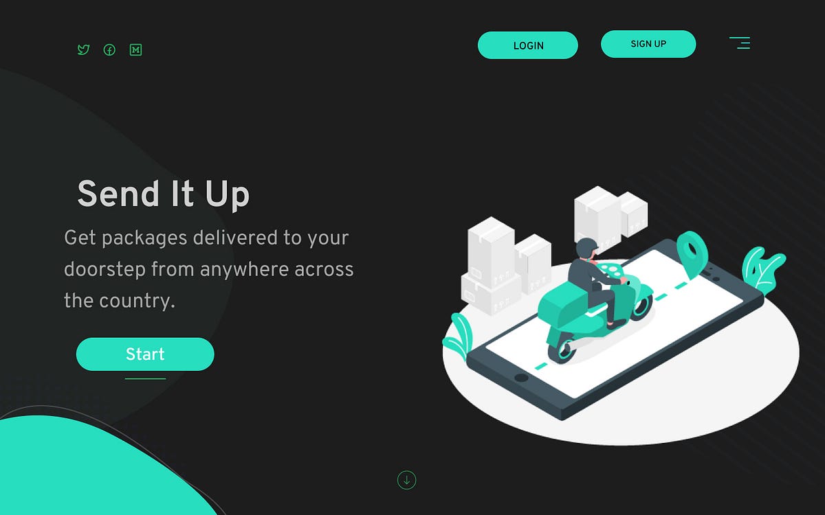 UI/UX Design process. My whole journey of making a delivery… | by ...