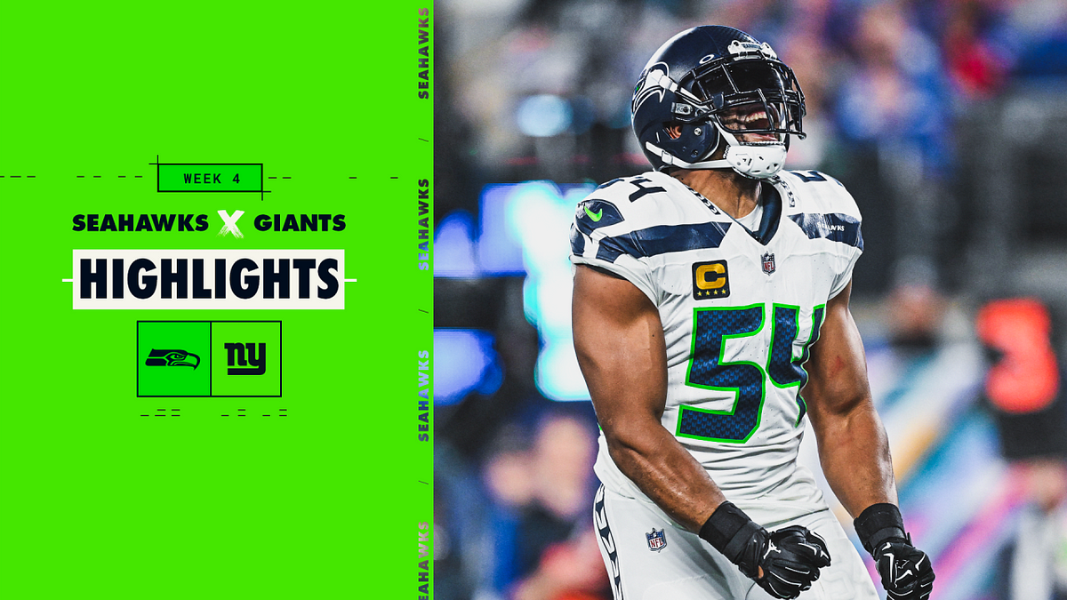 Full Highlights: Seahawks 24, Giants 3 | By Miguel | Oct, 2023 | Medium