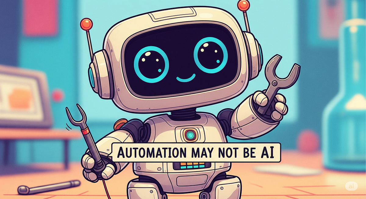 Automation May/ May not be AI
