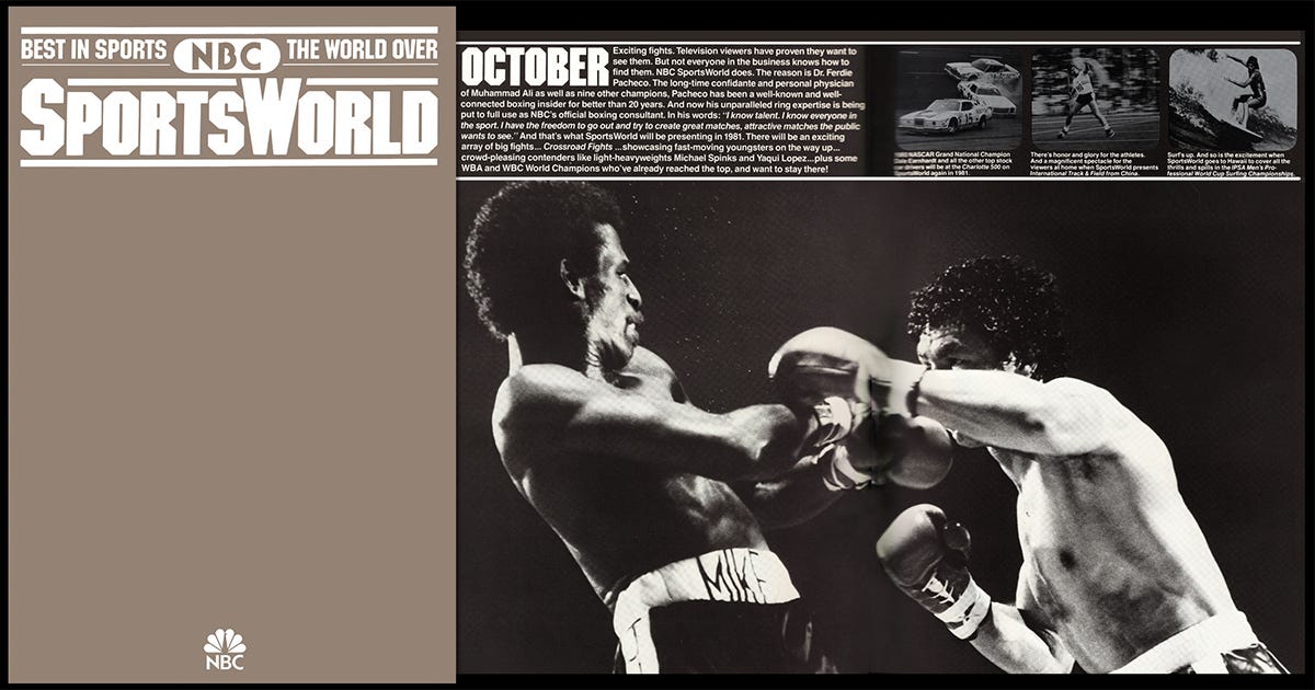 NBC SportsWorld. Design, Art Direction: Vazken Kalayjian, Tetsuya Matsuura. Executive Leadership: Mike Mohamad, Charles Blake, Elaine Zeitsoff. Department: NBC Network Advertising, On-Air Promotion and Marketing