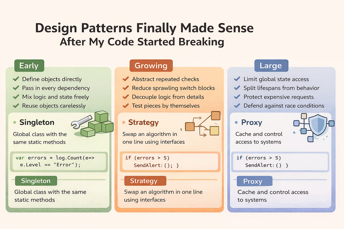 I Didn’t Learn Design Patterns From Books. I Learned Them From Bugs ...