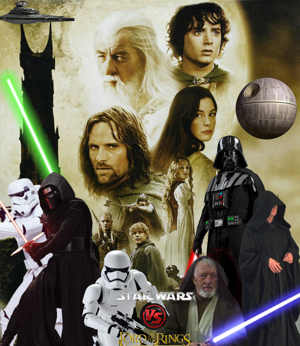 Star Wars Vs. Lord of the Rings. The Totally Unbiased Faceoff You Didn't… |  by Tessa Andrews | Fanfare