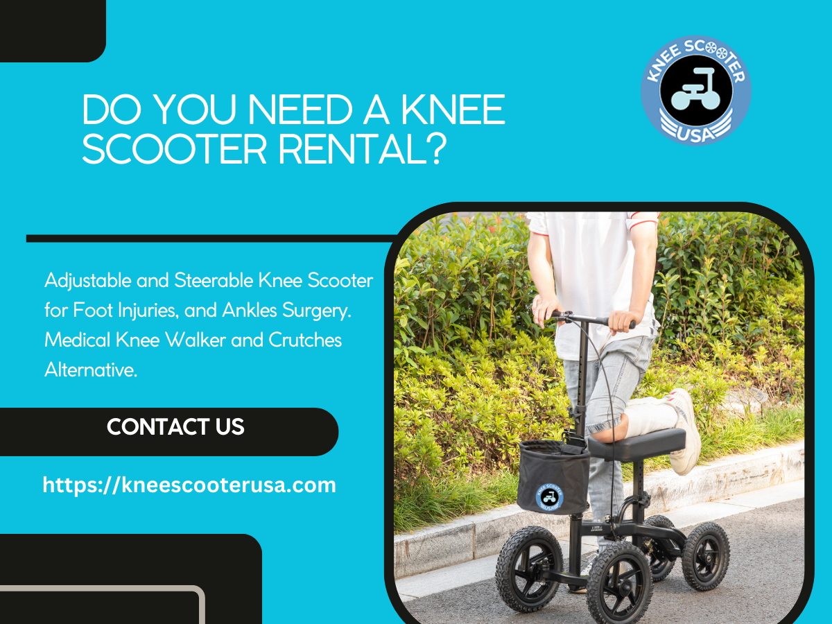 Understanding the Benefits of Knee Scooters for Injury Recovery by Knee Scooter USA Aug
