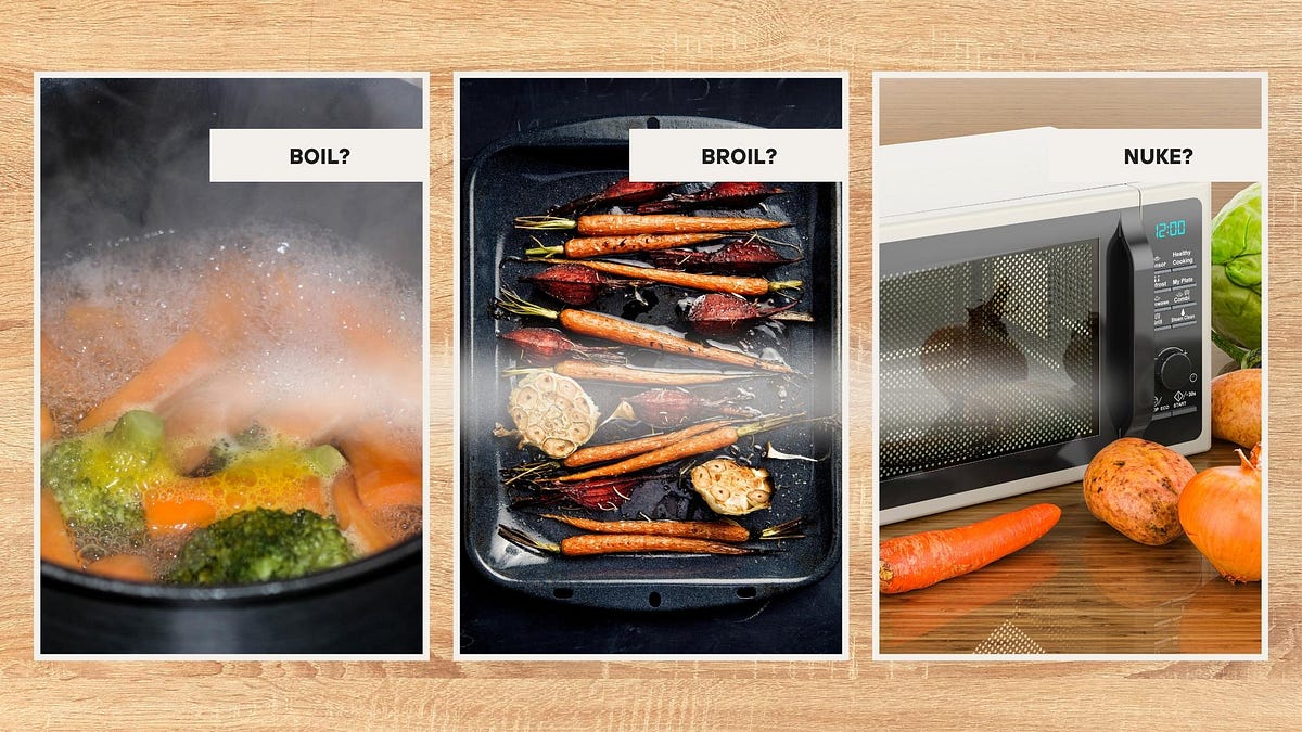 What’s the best way to cook veggies while keeping their health benefits