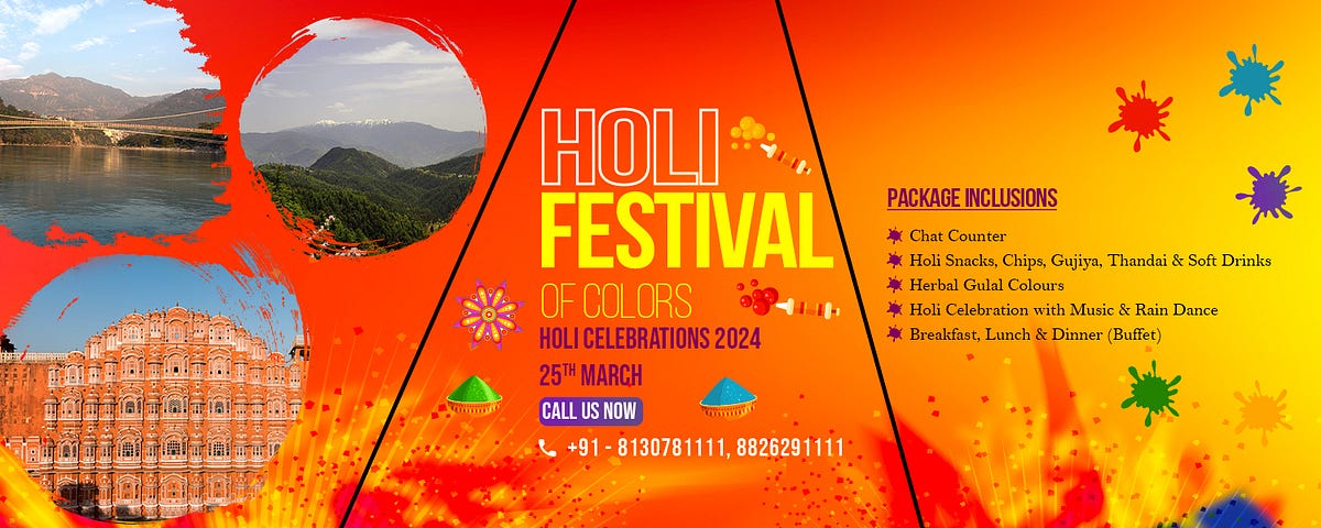 holi packages near delhi 2025