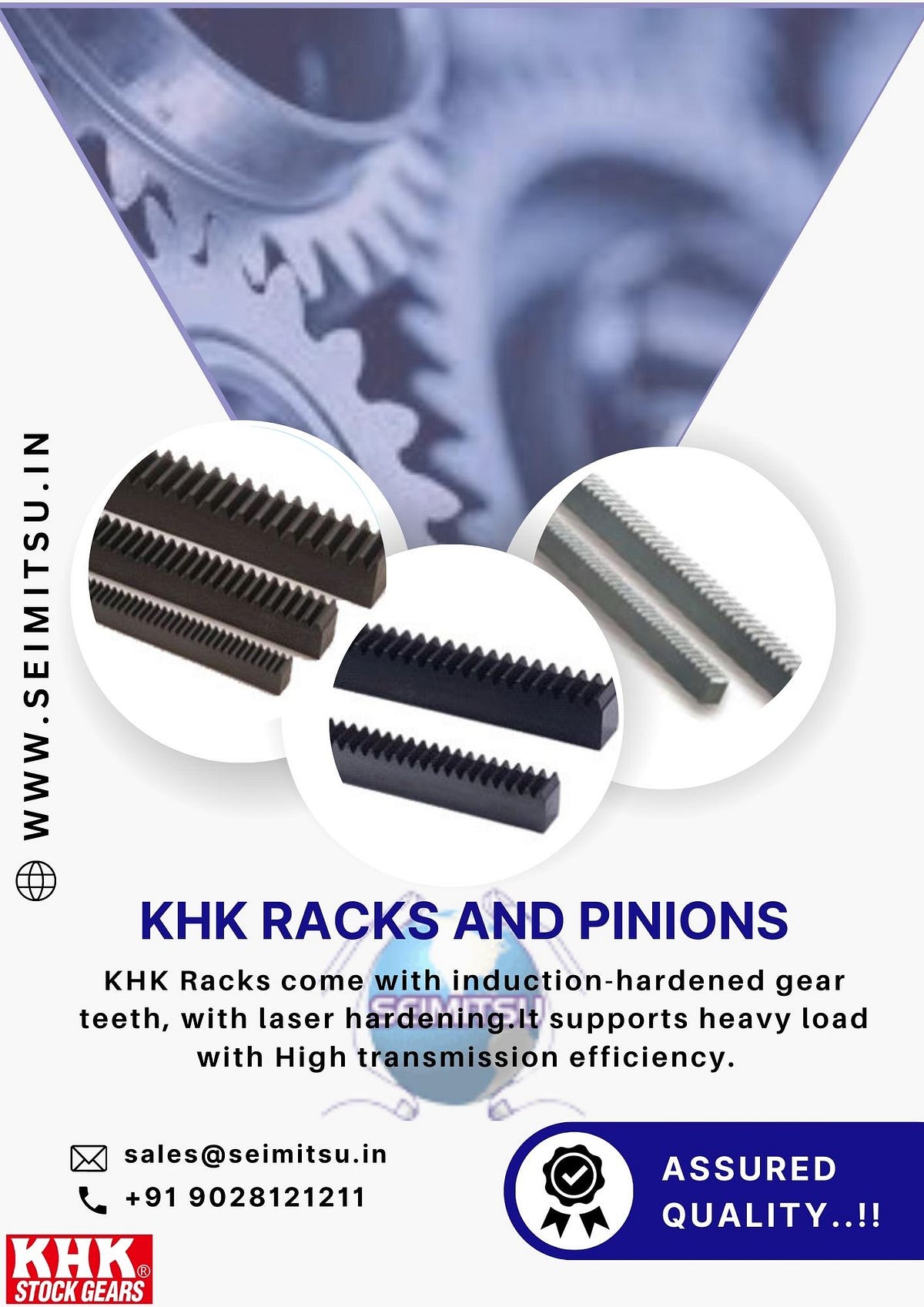 Rack and Pinion Supplier KHK SEIMITSU SEIMITSU Factory Automation