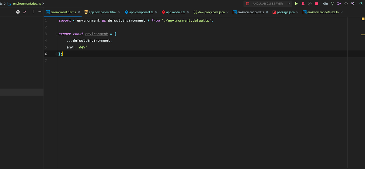 Multi-environment setup for your Angular app | by Giancarlo Buomprisco ...