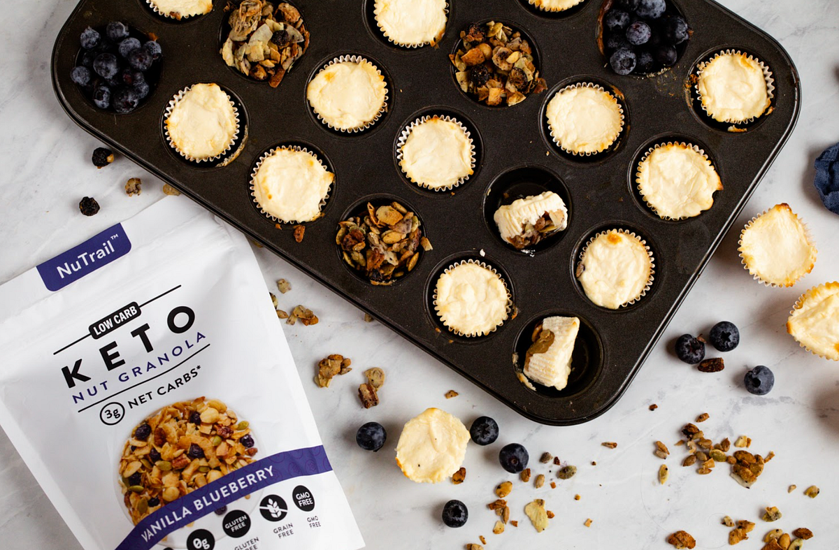 Delicious Keto Granola Cheesecake Bites Recipe by NuTrail Medium