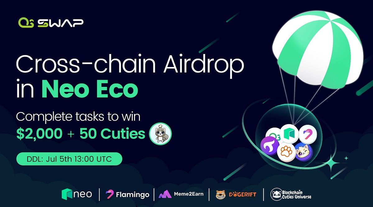 Cross-Chain Airdrop in Neo Eco. The moment is here — we at O3 Labs have… |  by Caroline | O3Labs | O3 Labs | Medium