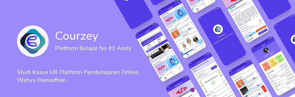 Studi Kasus UX: Aplikasi Platform Pembelajaran Online Courzey | by ...