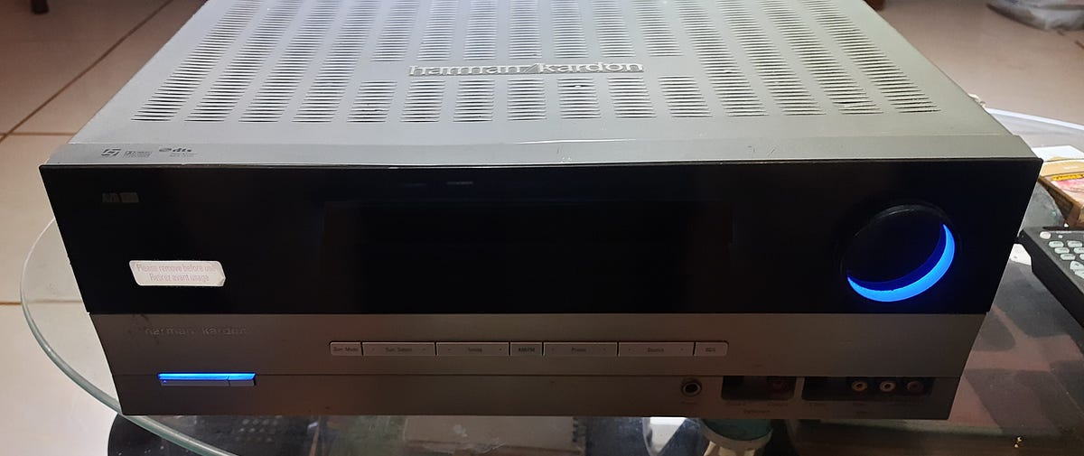 how-to-fix-a-harman-kardon-avr-132-no-display-blue-light-on-no-audio