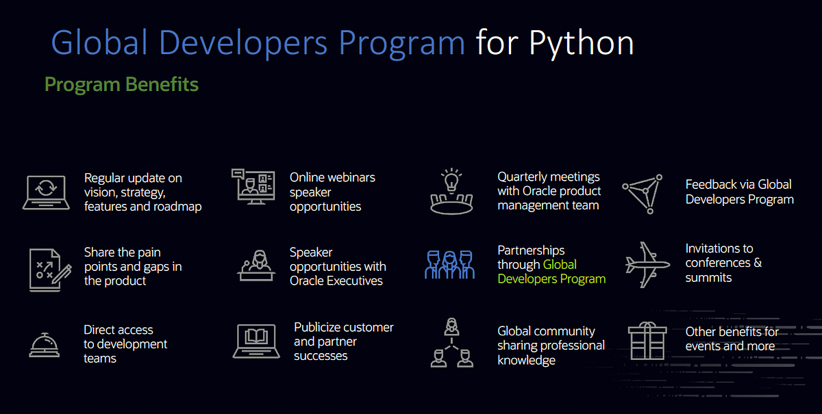 Oracle’s Global Developers Program for Python Kick-off | by Veronica ...