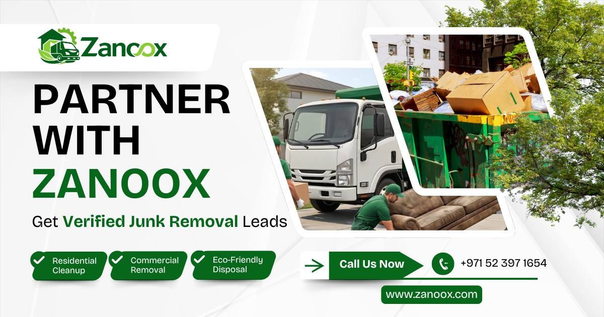 Get Verified Junk Removal Leads in Dubai