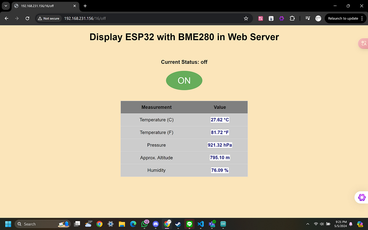 My First Project With ESP 32 Part 8 | by Daffari A