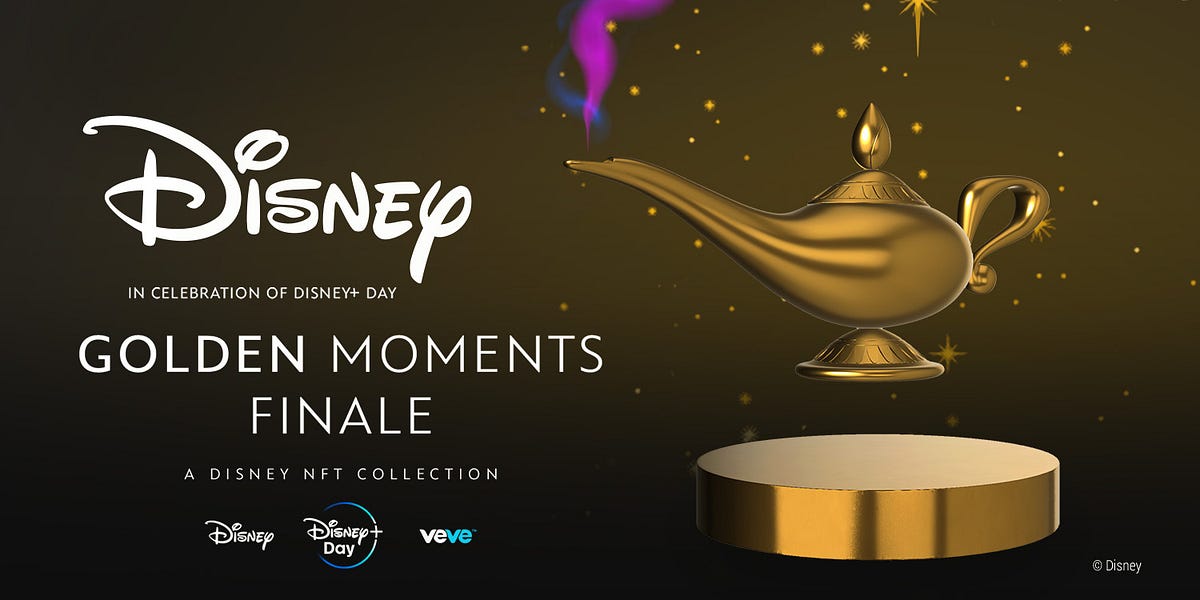 Disney Golden Moments Finale. The Magic Lamp from Aladdin drops