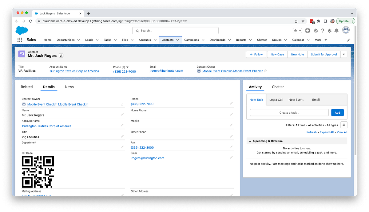 Salesforce Admins Make QR Codes and Barcodes in Salesforce by James