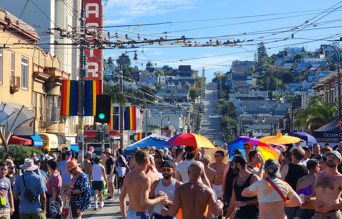 Castro Street Fair was a sweaty parade of parasols and nipples