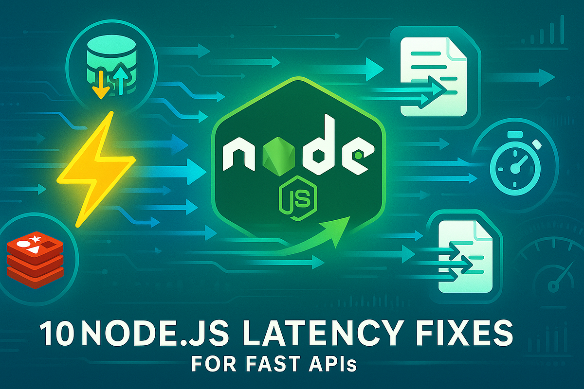 10 Node.js Latency Fixes for Lightning-Fast APIs | by Thinking Loop ...