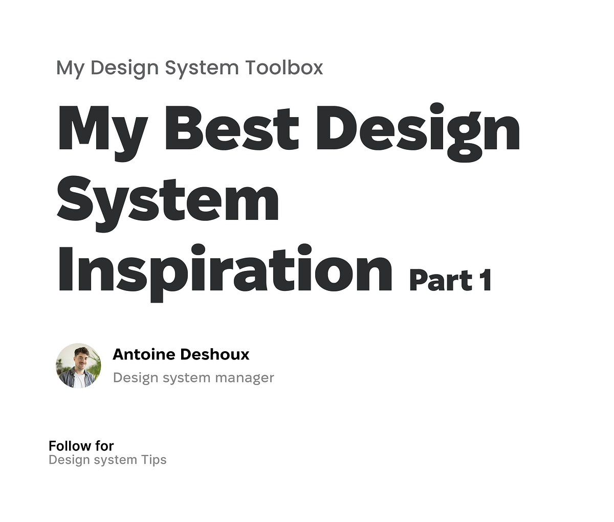 🧰 My design system toolbox Best design system inspiration Bootcamp