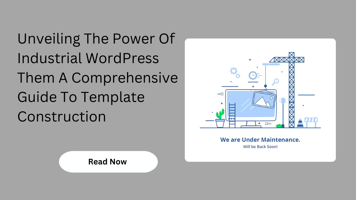Unveiling The Power Of Industrial WordPress Theme By VW Themes A 