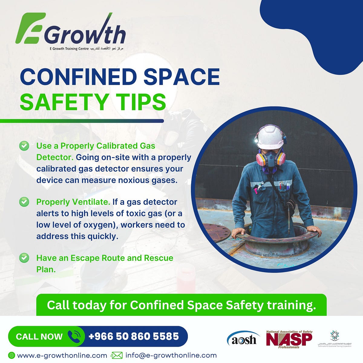 Confined Space Safety Training in Riyadh by Medium