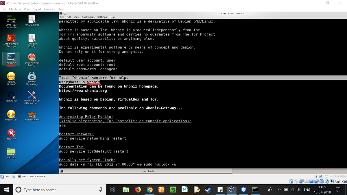 Connecting/Routing Internet From Kali Through Whonix For Anonymity | by ...