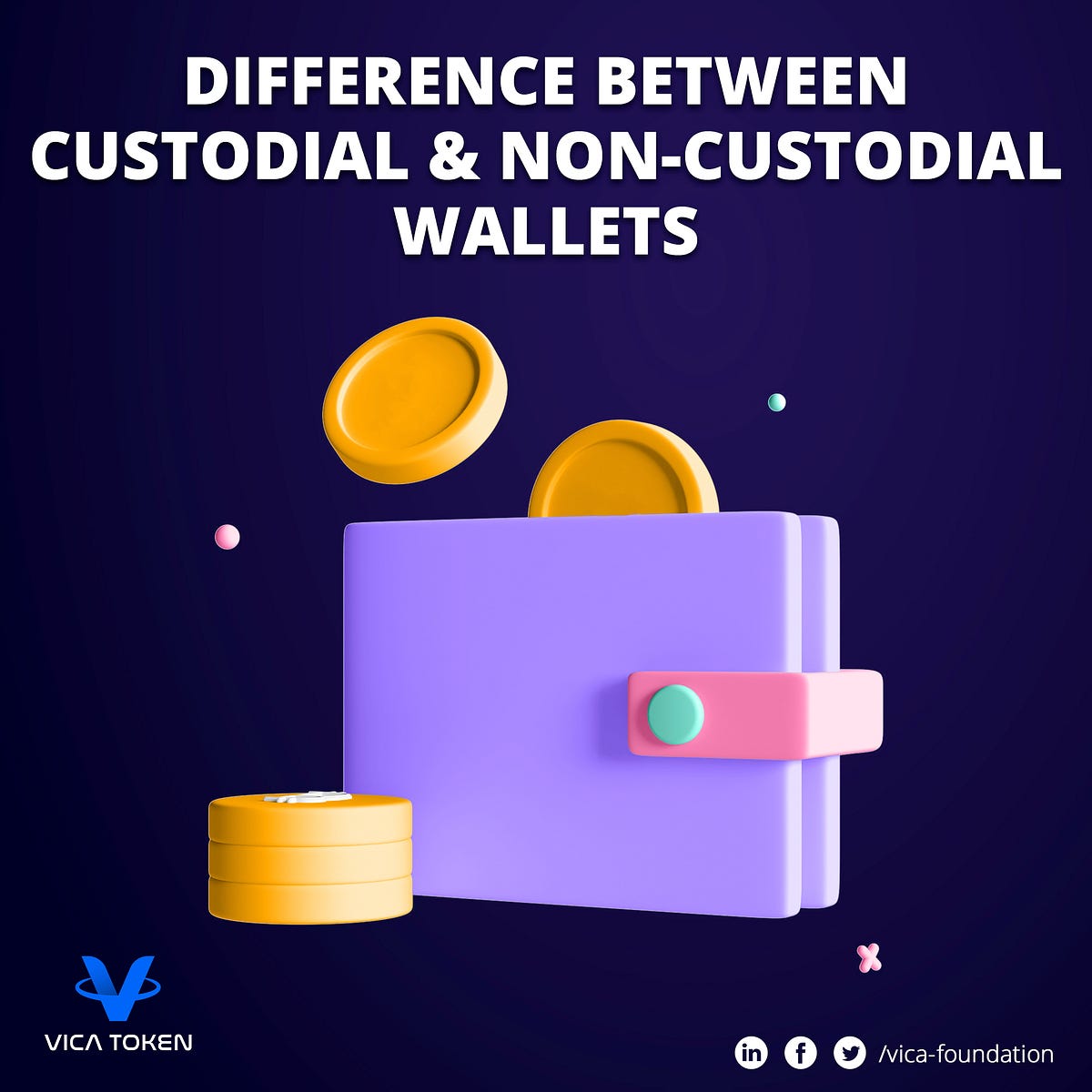 Difference between Custodial and NonCustodial Wallets by ViCA