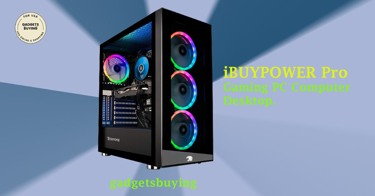 iBUYPOWER Pro gaming pc computer desktop. by Gadgetsbuying Medium